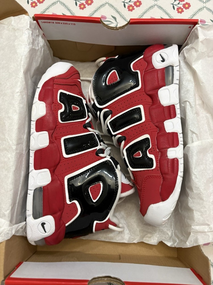 Nike Uptempo 96 Bulls Size 7 Youth with Original Box