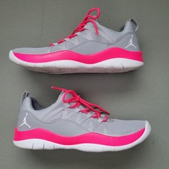 Nike Air Jordan Deca Fly Gray Pink Athletic Running Sneaker Shoes Youth US 6Y