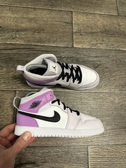 Air Jordan 1 Mid PS ‚Barely Grape‘ Sneakers DQ8424-501 Eu35 Uk2,5 Us3Y