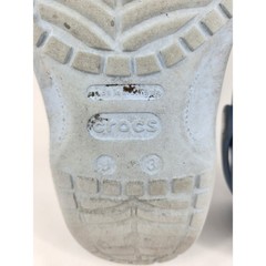 Crocs Classic Clog Kids Size J3 Light Blue Lilo & Stitch Jibbitz 206991