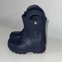 Crocs Rain Boots Children’s Size C6 Blue Unisex Waterproof 12803