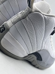 2016 Air Jordan 12 Retro XII (White/Black/Wolf Grey) 510815-108 Baron Size 7.5y