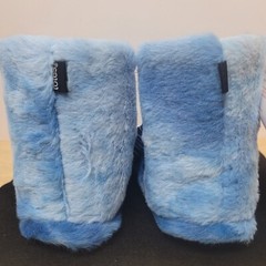 BLUE DRAGON SLIPPERS Little Kids Size 7-8 TOTES Toasties Washable w/Rubber Sole