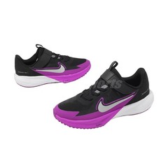 Nike Sonic Fly PS Black Metallic Silver Purple Kids Preschool Running FZ0016-004