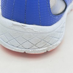 Saucony Cohesion 14 AC Blue Grey Hook Loop Strap Shoes SK165547 Youth Size 5 W