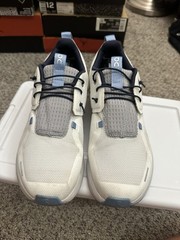 On Cloud Sky White Alloy White Blue Running Sneakers UNC – Size 6.5 Youth/ 8 Wmn