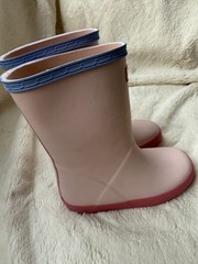 NWD $99 Hunter Kids First Classic Rain Boot Vidalia Pink/Serenity UK11/US10/EU28