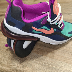 Nike Big kids 5.5 AiR 270 React Sneaker Shoes Swoosh Multicolor youth unisex