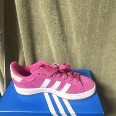 adidas Campus 00s J Unisex Kids Sneaker Pink White Suede Low Top US 6 IG9156