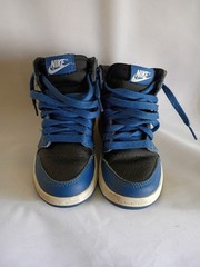 Jordan 1 Retro High OG Dark Marina Blue AQ2664-404 Boys PS 11C