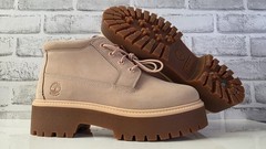 Timberland Stone Street Mid LC Chukka Pink Juniors Size 6.5 Boots TB0A6EJ9EKD