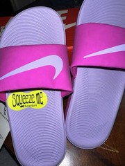 Nike Kawa Slide Fire, Pink And Hydrangea 3Y