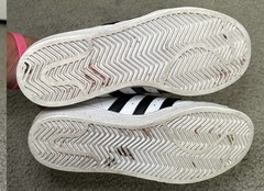 Adidas Superstar J ‘White Core Black’ Size 4.5M/6W Used Condition