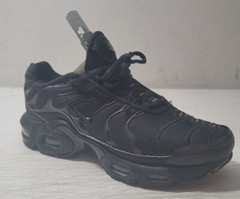 New Nike Air Max Plus GS ‚Triple Black‘ US 4.5Y 6 Womens CD0609-001 With Box!