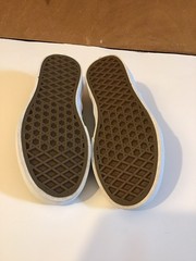 Vans Classic Slip-On Checkerboard Black Pewter Youth Size 1