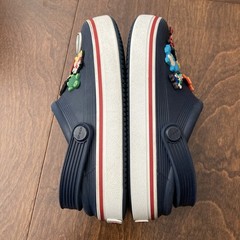 Crocs Crocband Navy Blue Clogs Kids Youth J1 Red Slip-On Sandals Pokémon Charms