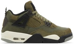Nike Air Jordan 4 Retro SE Craft Medium Olive FB9928-200 Size 3.5Y = Womens Sz 5
