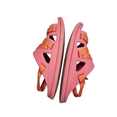 Chaco Kids Junior Size 4 Pink Orange Adjustable Strap Water Sandals Outdoor
