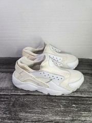 Size 6.5 (GS) – Nike Huarache Run Low White Pure Platinum (No Laces)