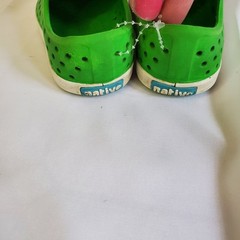 Size C6 Native Jefferson Grasshopper Green/Shell White