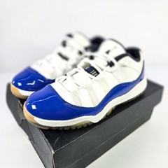 Nike Air Jordan 11 Retro Low PS Concord Sketch 580522-100 Size 2Y
