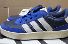 Adidas Breakbase J Kids Size 5 Blue/White New in Box JQ3062