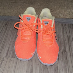 Nike Giannis Immortality 4 Kids Low Top Basketball Sneakers Orange US 2.5Y