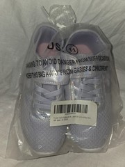 PresaYleo Kids Athletic Sneakers Lace Up Mesh Lightweight Light Up Silver 11
