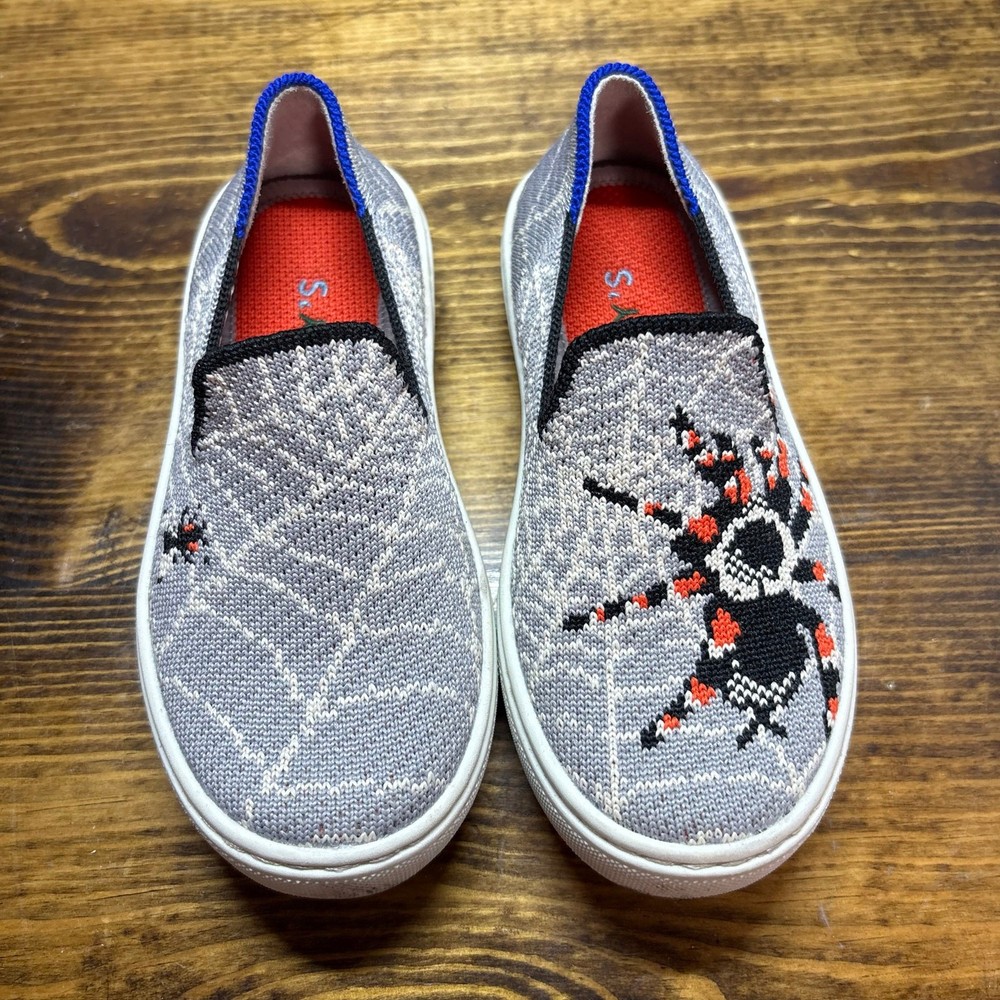 Rothy’s Gray Spider Creepy Crawly Loafer Size K10