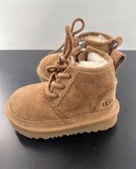 UGG Neumel II Boots Chestnut Suede 1017320T Kids Size 7