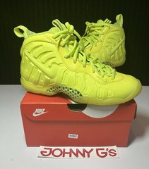 Size 5Y – Nike Foamposite Pro Volt GS 644792-700 Little Foamposite Sneakers