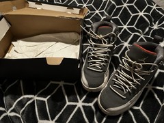Air Jordan 12 Retro Size 6Y GS Cool Grey White Nike 153265-012 Retail $110