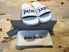 Palm Angels Children’s Slides Size 12-12.5 (30) White-With Shoe Bag