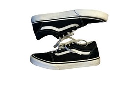 VANS OLD SKOOL BLACK/WHITE CLASSIC BOYS GIRLS KIDS US YOUTH SIZE 7