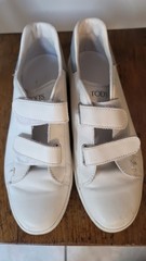 Tod’s White Sneakers Size 35 Eu Italy