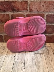 Crocs Junior 4 Pink Mules Slip-on Lightweight Comfort Shoes