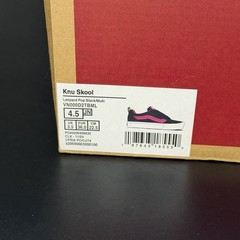 VANS Knu Skool Junior’s Leopard Pop Black Pink Skate Shoes Casual Thick Tongue