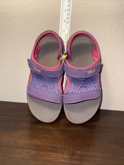 New Big Kids Teva Psyclone XLT Purple Outdoor Water Sandals Shoes Size 2 Y NWOB
