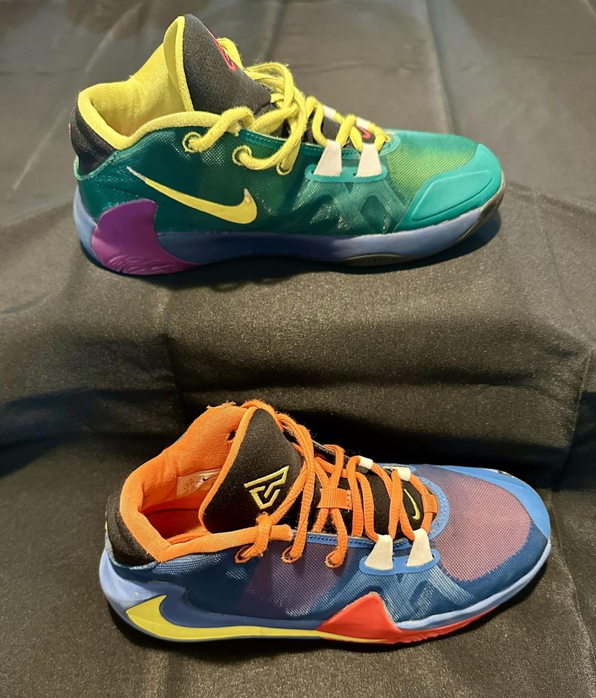 Nike Zoom Freak 1 What The Multicolor Kids Basketball Shoes 6.5Y CU1486-800