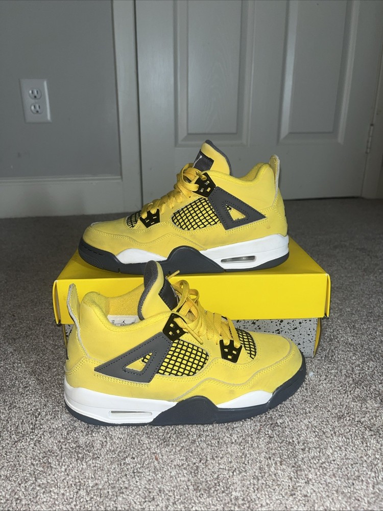 Air Jordan 4 Retro GS Lightning 5Y Sneakers 408452-700