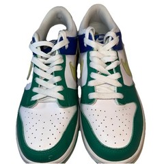 Nike Dunks Low Top Purple Lime White Green Unisex Sneakers Youth Size 7