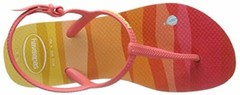 NWOB KIDS HAVAIANAS FREEDOM SLIM SANDAL $25 US 13Child /1Youth Pink