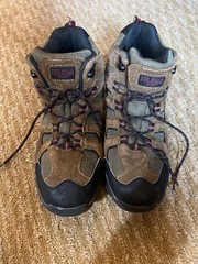RedHead Youth Zipline Waterproof Sturdy Brown Suede & Mesh Trail Hiking Boots 6M