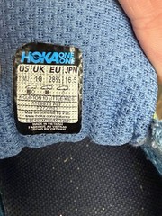 HOKA K CLIFTON 10 LITTLE KIDS 1168873 / ALF -Blue- Excellent Condition Size 11MD