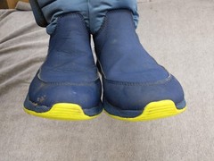 UGG Boots Kids Size 6 38 Blue Thinsulate Snow Winter Hook & Loop Mid Calf