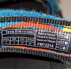Teva Hurricane XLT 2 Adjustable Hiking Sandals 1019390C Kids Youth 3US Shoes