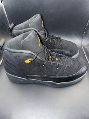 Size 2 (PS) – Jordan 12 Retro Mid Black Taxi, 151186-071, New With Box