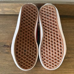 Vans Sk8-Mid V Red White Hook & Loop Youth Size 3 Sneakers Canvas Suede