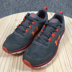 Under Armour Assert 9 Running Shoes Youth Kids 7Y Pitch Grey Chestnut Red