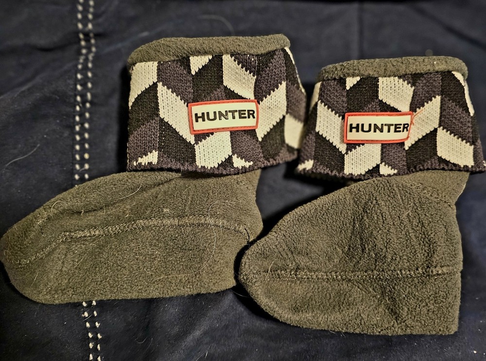 Hunter Kids First Classic Rain Boot INSERT SOCK ONLY Black Size Small